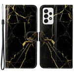 Mönstertryck PU-läder + TPU Magnetspänne mobilskal med Vikbart Stativ Plånbok för Samsung Galaxy A33 5G