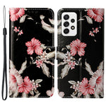 Mønstertryk PU-læder + TPU magnetisk klaptelefoncover med foldbar standerpung til Samsung Galaxy A33 5G