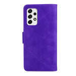 PU Leather + TPU Folio Flip Phone Case Solid Color Anti-scratch Shell with Stand Wallet for Samsung Galaxy A53 5G
