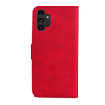 Til Samsung Galaxy A13 4G Fuld Beskyttende Tekstureret Praktisk Læder Etui Magnetisk Mobiltelefon Pung Cover med Stand