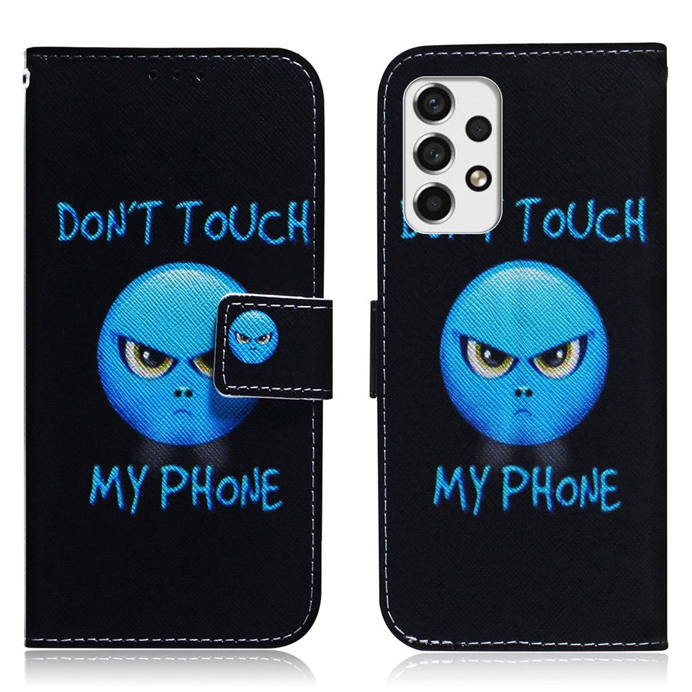 Stativfunktion Mönstertryck Plånbok Mobilmobilfodral PU-läder Magnetiskt Skyddsskal för Samsung Galaxy A53 5G