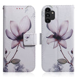 Pungstativ Designmønster Tryk Dobbeltbeskyttende PU Læder + TPU Telefoncover til Samsung Galaxy A13 4G