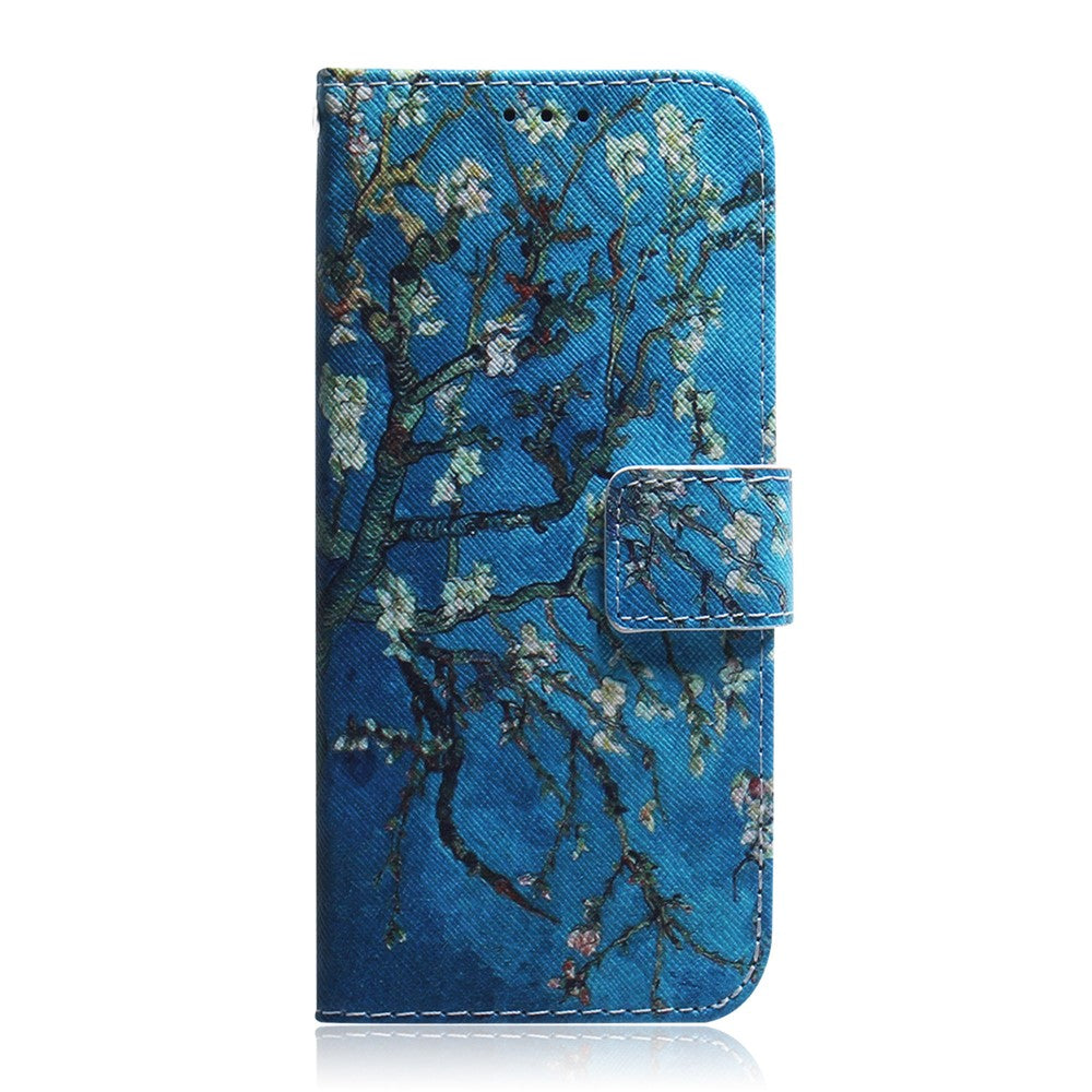 PU-læder + TPU Dobbelt Beskyttelse Mønsterprint Anti-fald Pung Stander Mobiltelefoncover til Samsung Galaxy A33 5G
