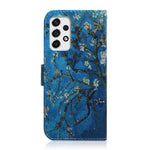 PU-læder + TPU Dobbelt Beskyttelse Mønsterprint Anti-fald Pung Stander Mobiltelefoncover til Samsung Galaxy A33 5G
