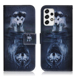 PU-læder + TPU Dobbelt Beskyttelse Mønsterprint Anti-fald Pung Stander Mobiltelefoncover til Samsung Galaxy A33 5G