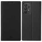 VILI DMX-serien PU-läderfodral med stativ, stötdämpande, automatiskt magnetiskt stängt mobilfodral med kortplats för Samsung Galaxy A33 5G