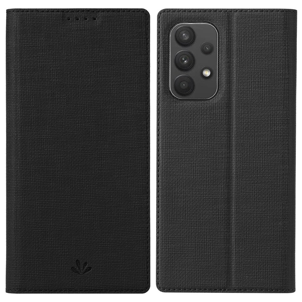 VILI DMX-serien PU-läderfodral med stativ, stötdämpande, automatiskt magnetiskt stängt mobilfodral med kortplats för Samsung Galaxy A33 5G