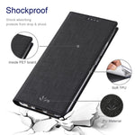 VILI DMX Series PU Leather Stand Mobile Phone Case Shock-absorbing Auto Magnetic Closed Phone Cover with Card Slot for Samsung Galaxy A33 5G