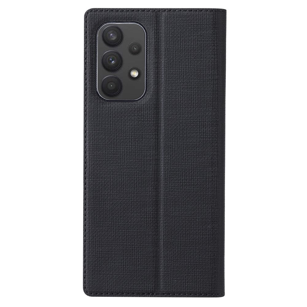 VILI DMX-serien PU-läderfodral med stativ, stötdämpande, automatiskt magnetiskt stängt mobilfodral med kortplats för Samsung Galaxy A33 5G