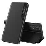 Etui med vindue i PU-læder med stander til Samsung Galaxy A73 5G