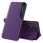 Etui med vindue i PU-læder med stander til Samsung Galaxy A73 5G