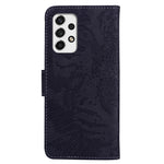 Til Samsung Galaxy A53 5G Flip Lædercover Beskyttende Telefonetui Med Præget Tigermønster Og Stander Til Kreditkort