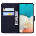 Til Samsung Galaxy A53 5G Flip Lædercover Beskyttende Telefonetui Med Præget Tigermønster Og Stander Til Kreditkort