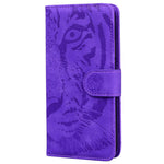 Flip Mobile Phone Bag Case Imprinting Tiger Pattern PU Leather Protective Phone Cover with Stand Wallet for Samsung Galaxy A13 4G