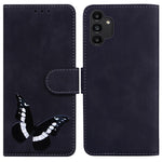 PU-läder + TPU Magnetisk stängning Fallsäkert fodral med hud, beröringskänsla, fjärilstryck, stativ och plånbok för Samsung Galaxy A13 4G