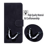 PU-läder + TPU Magnetisk stängning Fallsäkert fodral med hud, beröringskänsla, fjärilstryck, stativ och plånbok för Samsung Galaxy A13 4G