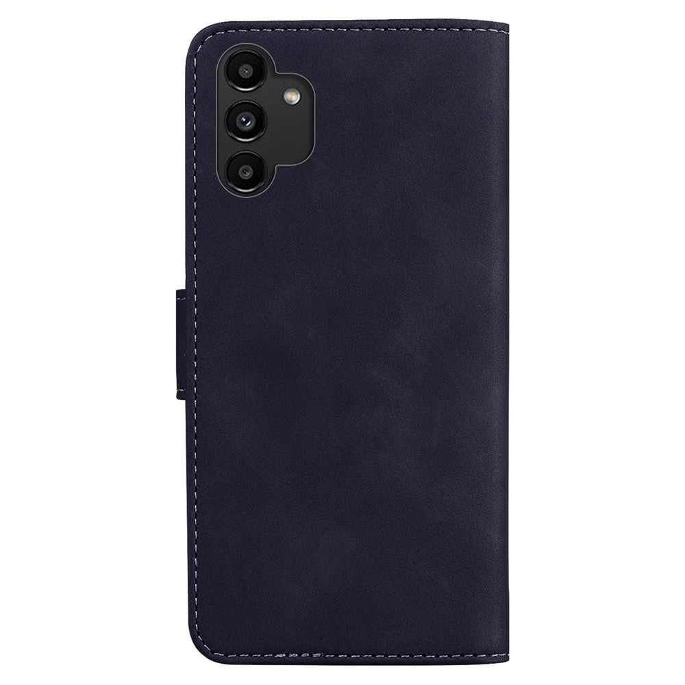 PU-läder + TPU Magnetisk stängning Fallsäkert fodral med hud, beröringskänsla, fjärilstryck, stativ och plånbok för Samsung Galaxy A13 4G