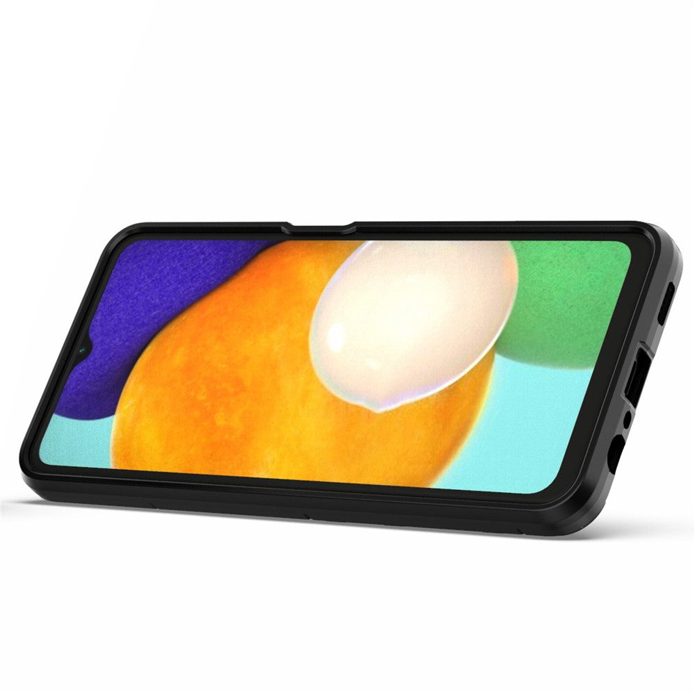 Shockproof Protection 2-in-1 Hybrid Hard PC Soft Flexible TPU Back Case with Ring Kickstand for Samsung Galaxy A13 4G/5G