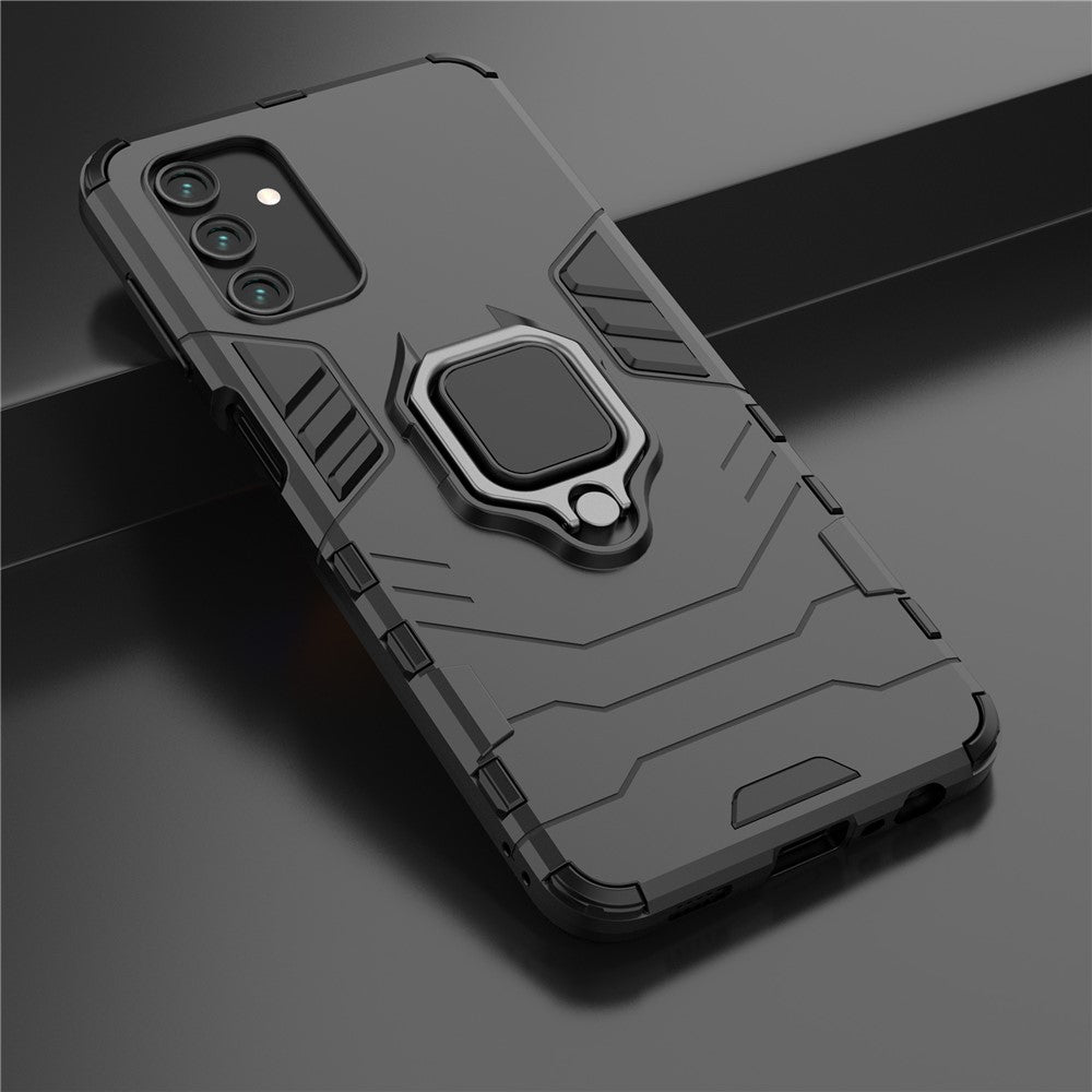 Shockproof Protection 2-in-1 Hybrid Hard PC Soft Flexible TPU Back Case with Ring Kickstand for Samsung Galaxy A13 4G/5G