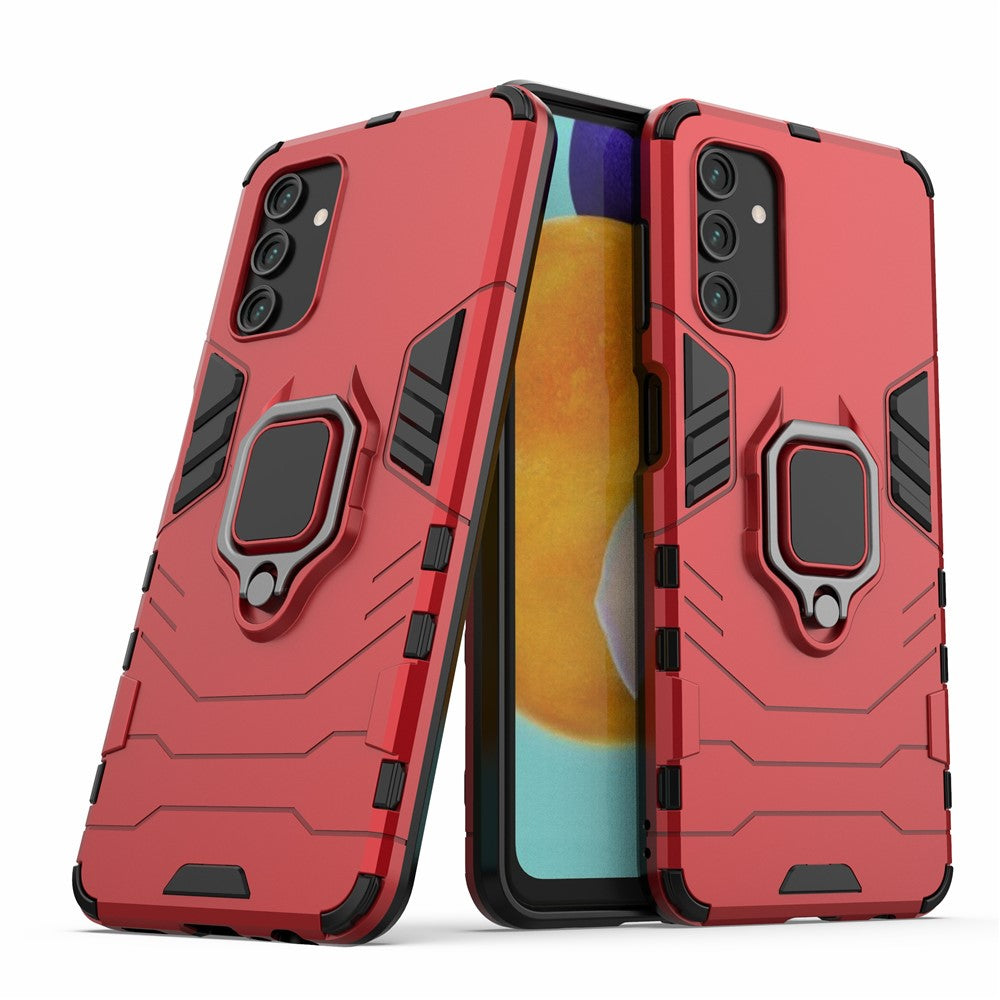 Shockproof Protection 2-in-1 Hybrid Hard PC Soft Flexible TPU Back Case with Ring Kickstand for Samsung Galaxy A13 4G/5G