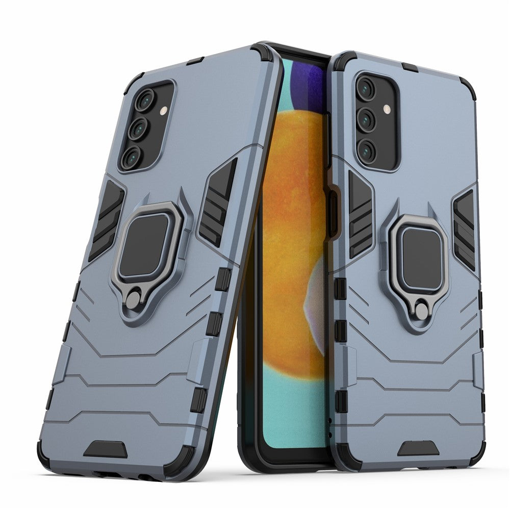 Shockproof Protection 2-in-1 Hybrid Hard PC Soft Flexible TPU Back Case with Ring Kickstand for Samsung Galaxy A13 4G/5G