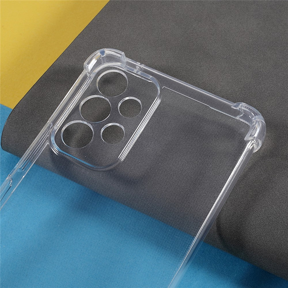 Præcis udskæring Forstærkede hjørner Ridsefast beskyttelsescover Fortykket 1,5 mm TPU-telefoncover til Samsung Galaxy A53 5G