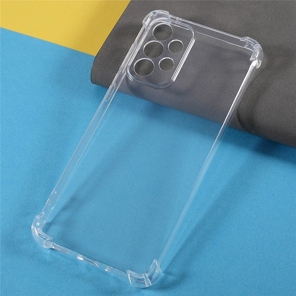 Enhanced Corners Precise Cutout 1.5mm Thickened Soft TPU Case Transparent Phone Cover for Samsung Galaxy A33 5G