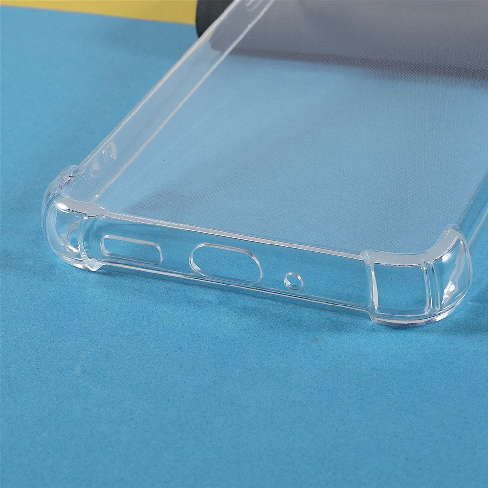 Enhanced Corners Precise Cutout 1.5mm Thickened Soft TPU Case Transparent Phone Cover for Samsung Galaxy A33 5G