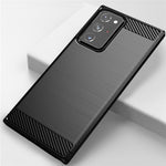 1.8mm Carbon Fiber Slim Drop-proof Brushed Texture Soft TPU Mobile Phone Cover for Samsung Galaxy Note 20 Ultra/Note 20 Ultra 5G