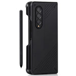 Anti-scratch Hard PC Folding Phone Case with Stylus Pen Slot for Samsung Galaxy Z Fold3 5G