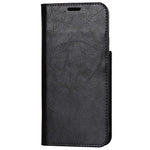 Slagfast Crazy Horse-tekstur ægte læder magnetisk automatisk lukning cover stand flip wallet etui til Samsung Galaxy S22 5G