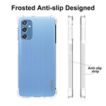 ENKAY HAT PRINCE Shockproof Thickened Corners Anti-slip Edge Transparent TPU Phone Case Shell for Samsung Galaxy M52 5G