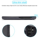 LC.IMEEKE Magnetiskt Läderfodral med Automatisk Stängning och Kortplats för Samsung Galaxy S22 Ultra 5G