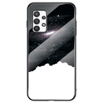 Skyddande mobilskal i härdat glas + PC + TPU med stjärnmotiv för Samsung Galaxy A33 5G