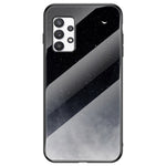 Skyddande mobilskal i härdat glas + PC + TPU med stjärnmotiv för Samsung Galaxy A33 5G
