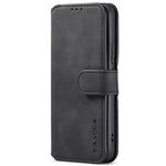 DG.MING Retro Leather Case Anti-drop Well-protected Wallet Stand Phone Cover for Samsung Galaxy S22+ 5G