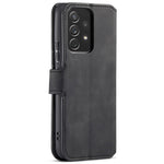 DG.MING Stand Wallet Design Retro Style PU Leather Cover Inner Soft TPU Phone Case for Samsung Galaxy A53 5G