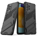 Hands-free Kickstand Design Anti-fall Protection TPU + PC Hybrid Phone Case Shell for Samsung Galaxy A73 5G