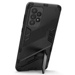 Hands-free Kickstand Design Anti-fall Protection TPU + PC Hybrid Phone Case Shell for Samsung Galaxy A73 5G