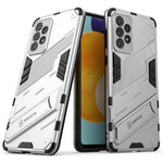 Hands-free Kickstand Design Anti-fall Protection TPU + PC Hybrid Phone Case Shell for Samsung Galaxy A73 5G