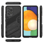 Well-protected Anti-drop Hands-free Kickstand Design TPU + PC Hybrid Phone Case Cover for Samsung Galaxy A53 5G