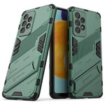Well-protected Anti-drop Hands-free Kickstand Design TPU + PC Hybrid Phone Case Cover for Samsung Galaxy A53 5G