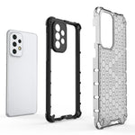 Stötsäkert och skyddande bakstycke i TPU + PC med bikakestruktur för Samsung Galaxy A33 5G