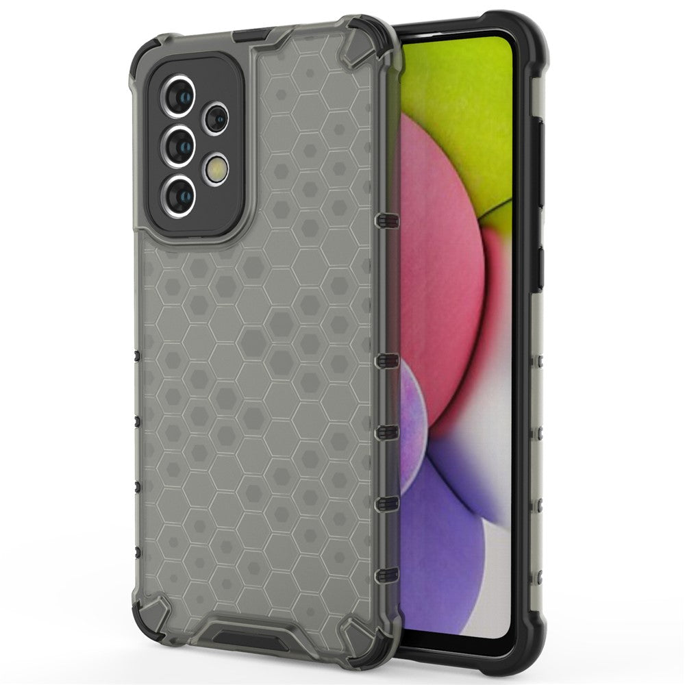 Stötsäkert och skyddande bakstycke i TPU + PC med bikakestruktur för Samsung Galaxy A33 5G