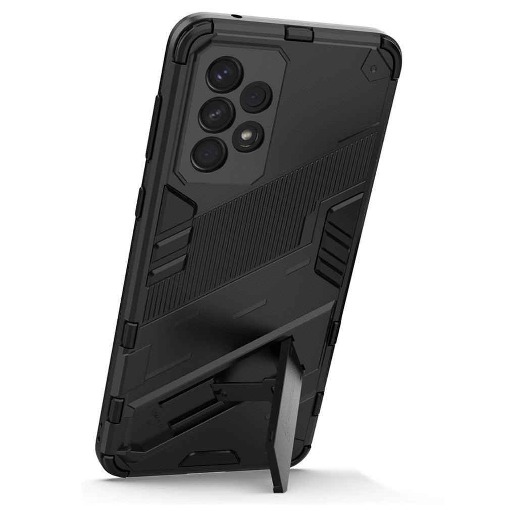 Stødsikkert kickstand-telefoncover TPU + PC hybridcover til Samsung Galaxy A33 5G