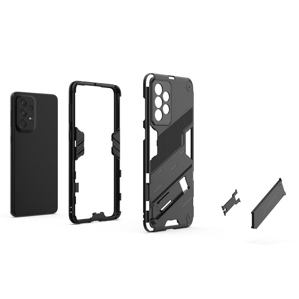 Stødsikkert kickstand-telefoncover TPU + PC hybridcover til Samsung Galaxy A33 5G