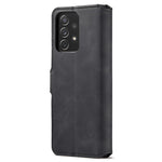 DG.MING Retro Style Shockproof Phone Case PU Leather Stand Wallet Magnetic Clasp Cover for Samsung Galaxy A73 5G