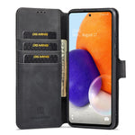 DG.MING Retro Style Shockproof Phone Case PU Leather Stand Wallet Magnetic Clasp Cover for Samsung Galaxy A73 5G