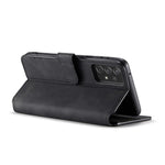 DG.MING Retro Style Shockproof Phone Case PU Leather Stand Wallet Magnetic Clasp Cover for Samsung Galaxy A73 5G