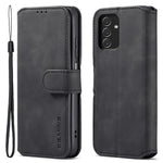 DG.MING Retro Leather Case Drop-resistant Stand Wallet Folio Flip Phone Cover for Samsung Galaxy A13 4G